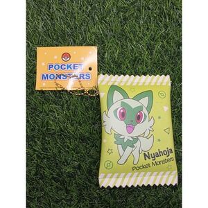 Sprigatito Nyahoja Pokemon Pocket Monsters Flat Mini Pouch Nintendo Anime Japan